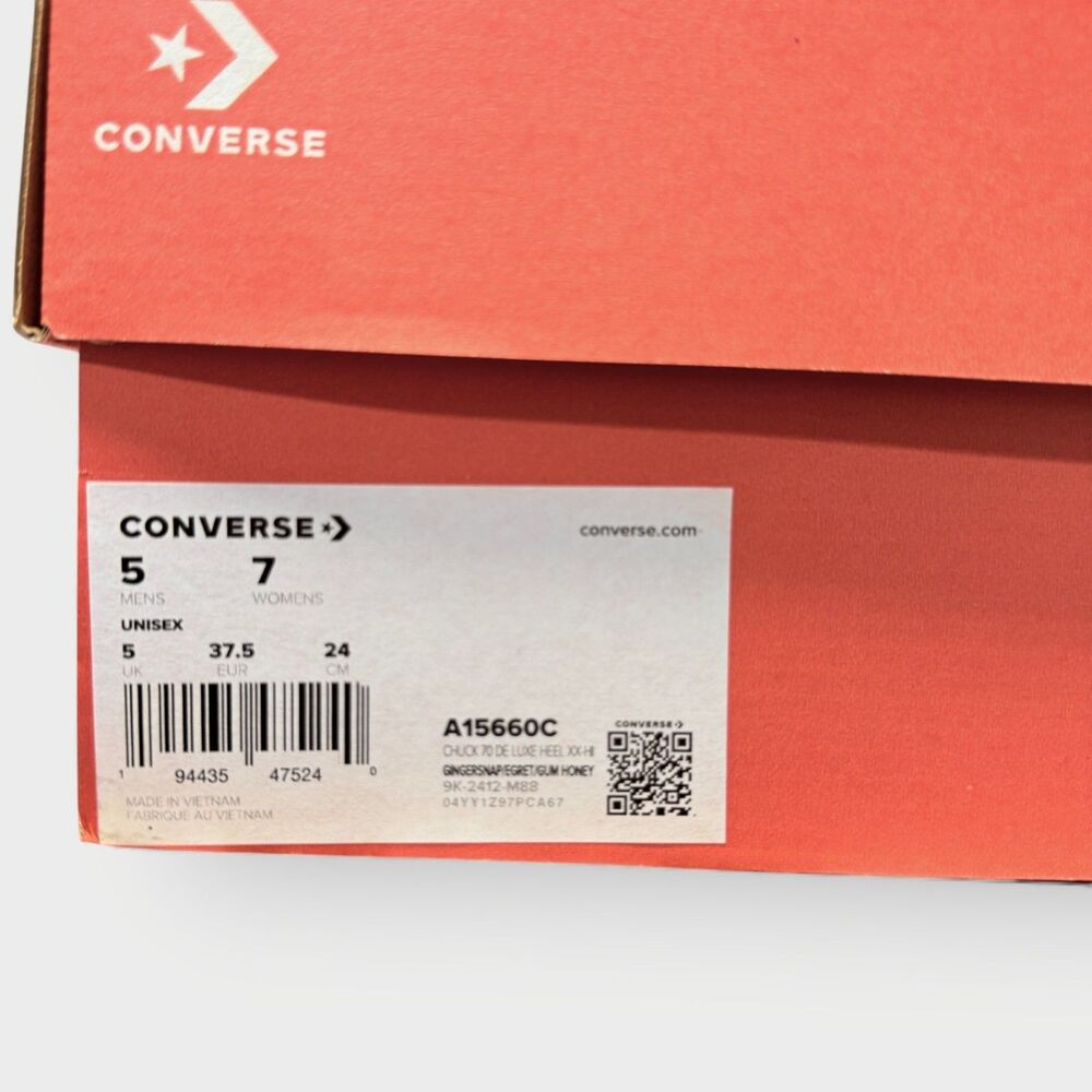 Converse Chuck 70 De Luxe Heel XXHi Western Platform Boots Women 7 - Picture 12 of 14